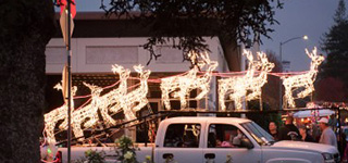 Christmas Parade in Downtown Napa